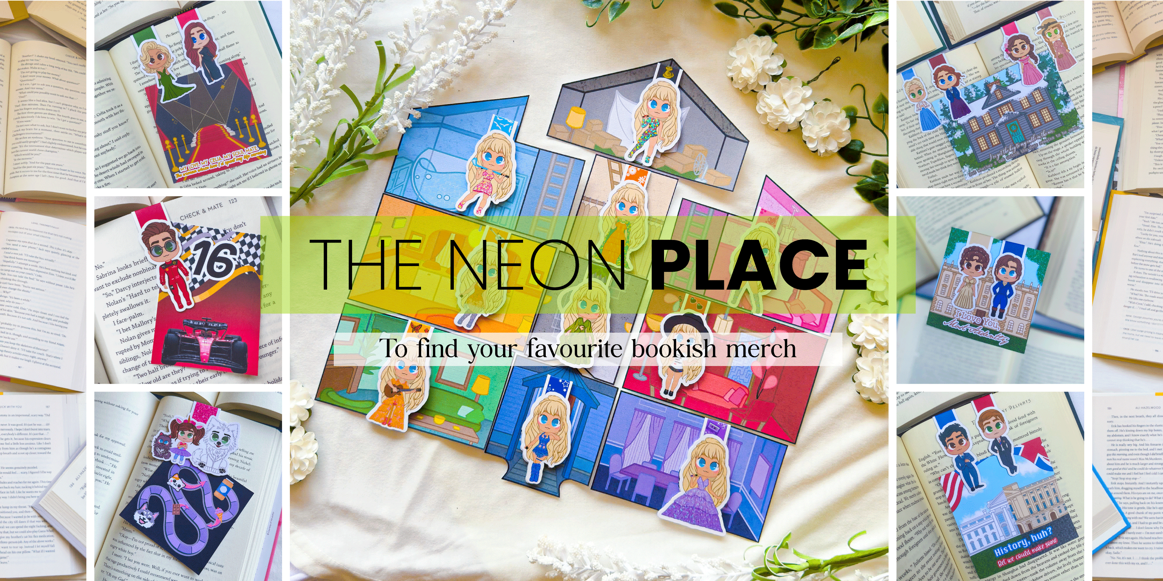 The Neon Place to find your favourite bookish merch