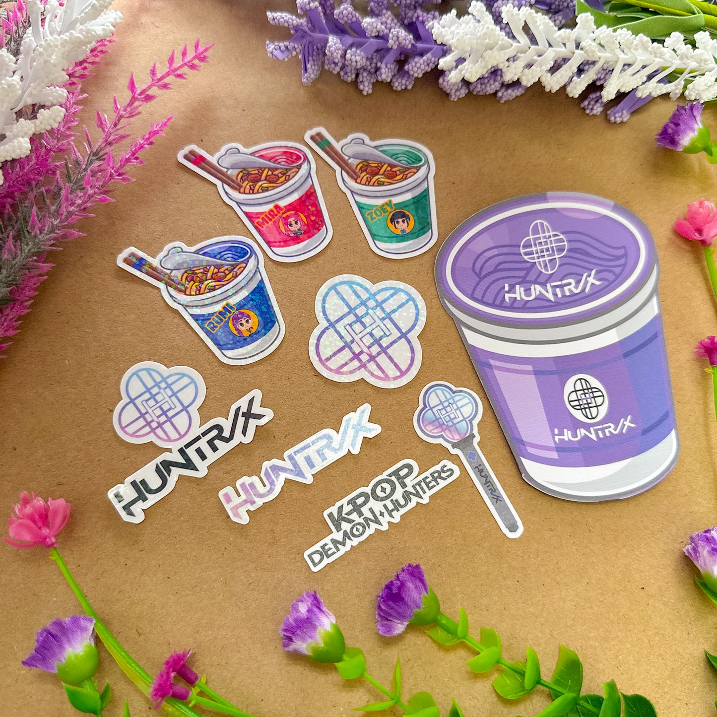 Sticker Flakes | Huntrix - Premium Stickers from Dore Designs Store - Just $8! Shop now at Dore Designs Store