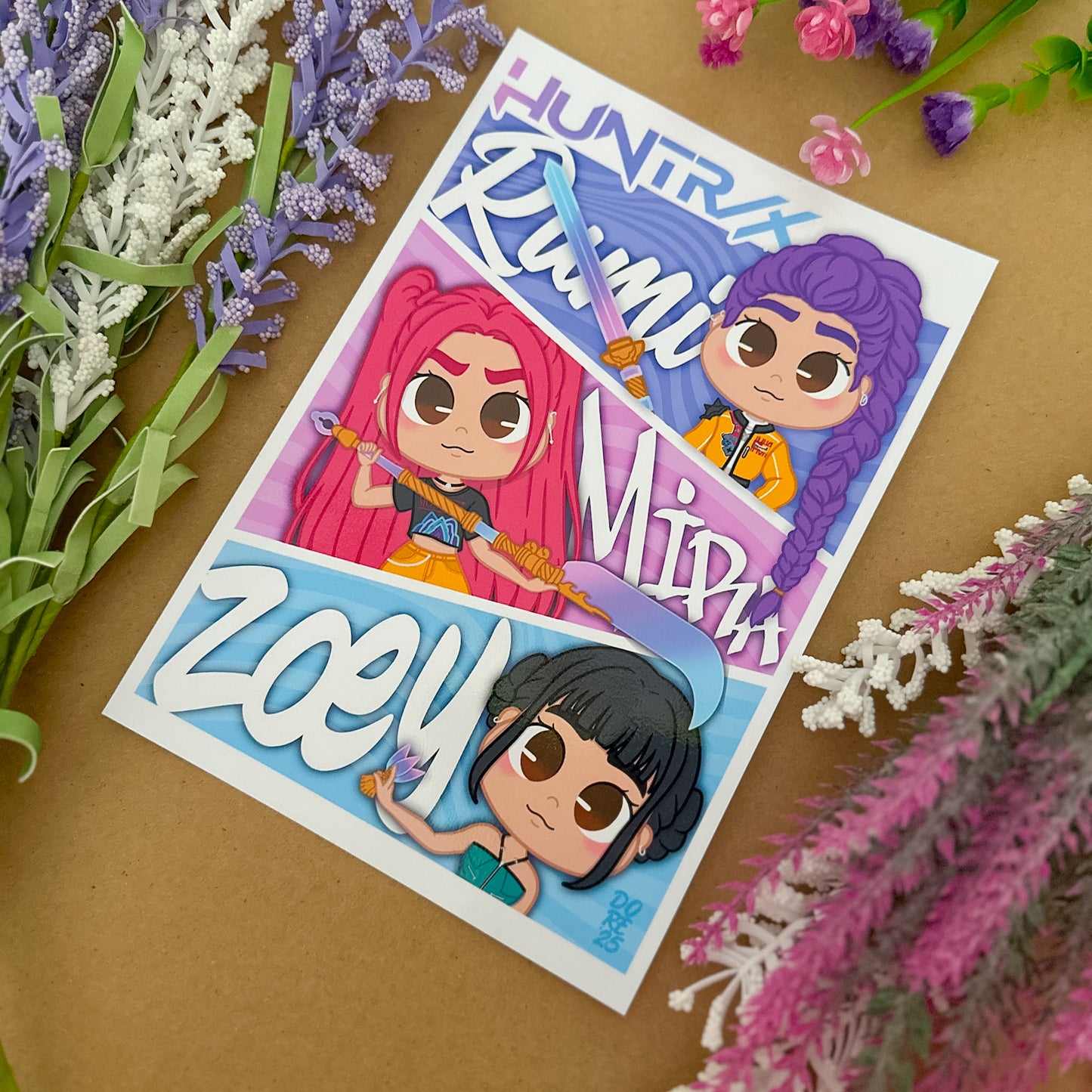 Print | Huntrix - Premium Prints from Dore Designs Store - Just $5! Shop now at Dore Designs Store