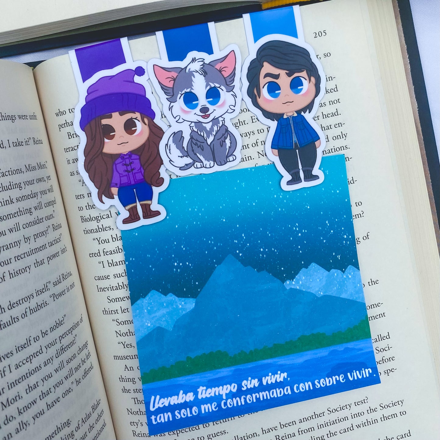 Bookmark | Nevar en Alaska - Premium Bookmarks from Dore Designs Store - Just $11.50! Shop now at Dore Designs Store