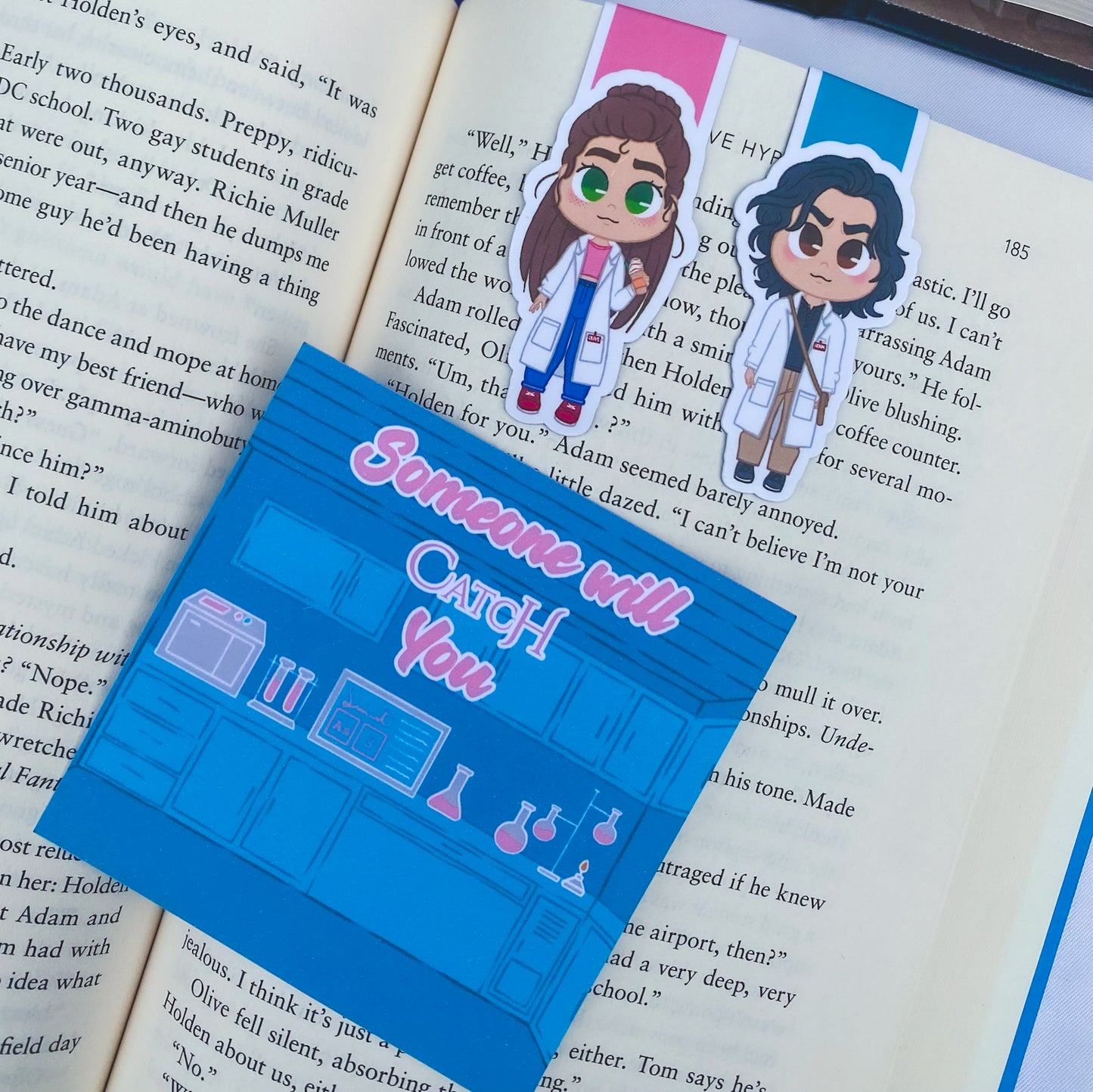 Bookmark | The Love Hypothesis - Premium Bookmarks from Dore Designs Store - Just $8! Shop now at Dore Designs Store