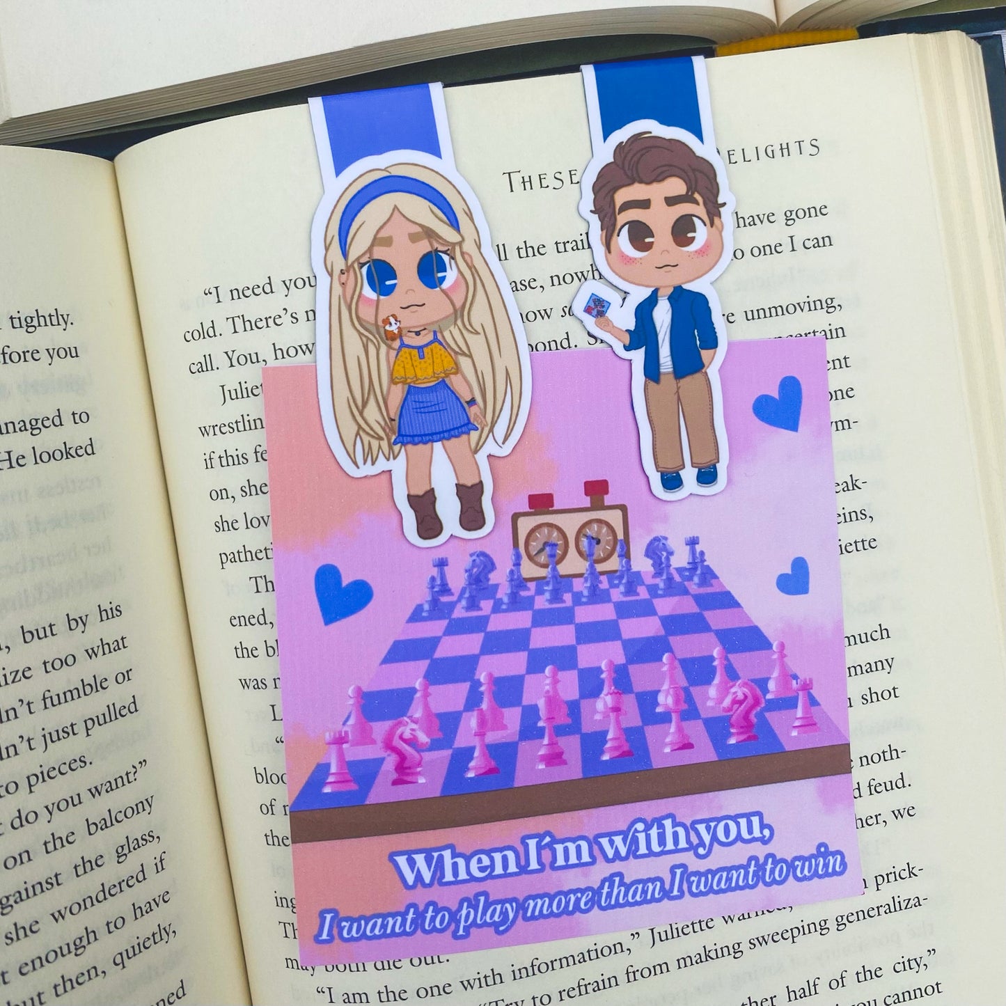 Bookmark | Check & Mate - Premium Bookmarks from Dore Designs Store - Just $8! Shop now at Dore Designs Store