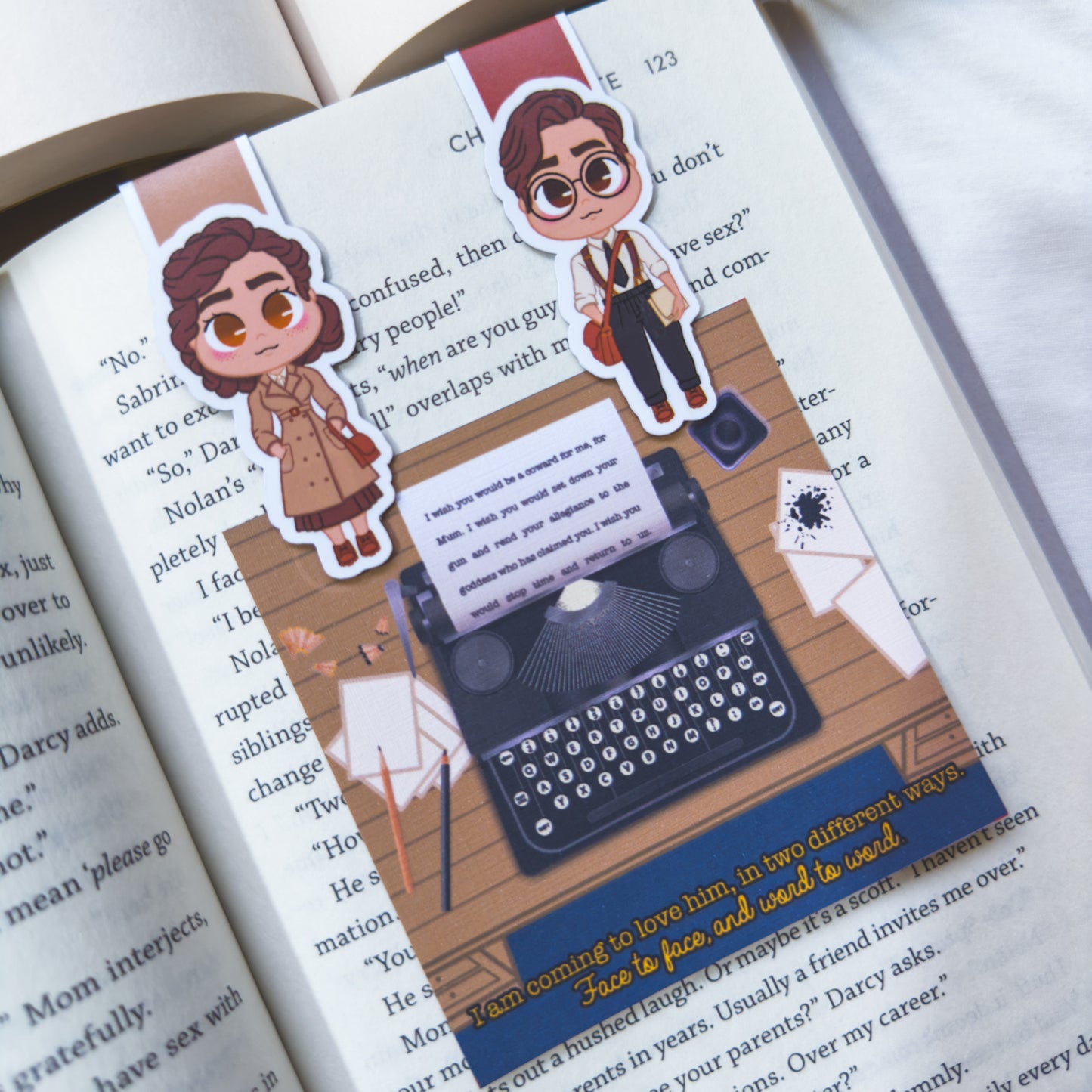 Bookmark | Divine Rivals - Premium Bookmarks from Dore Designs Store - Just $8! Shop now at Dore Designs Store