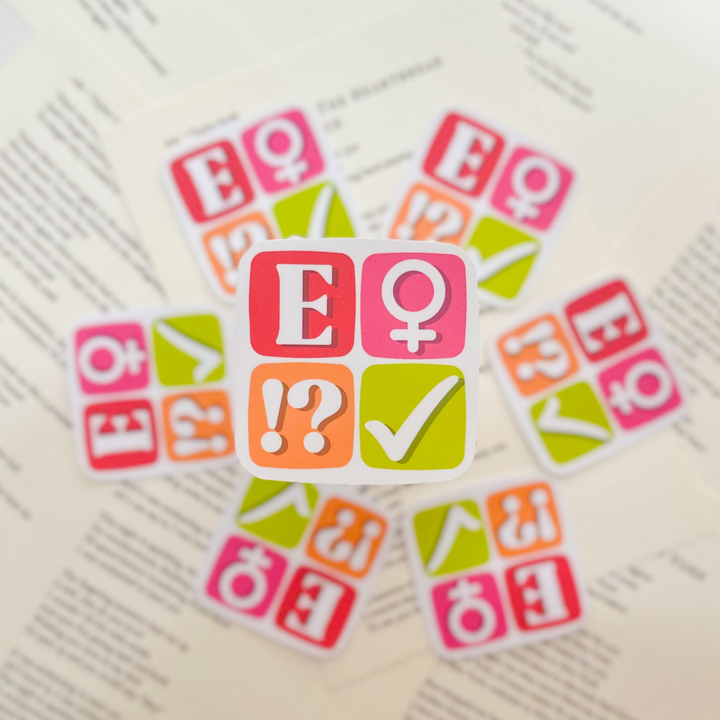 Stickers | AO3 Girly - Premium Stickers from Dore Designs Store - Just $1.50! Shop now at Dore Designs Store