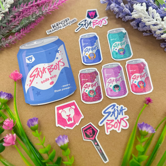 Sticker Flakes | Saja Boys - Premium Stickers from Dore Designs Store - Just $10! Shop now at Dore Designs Store