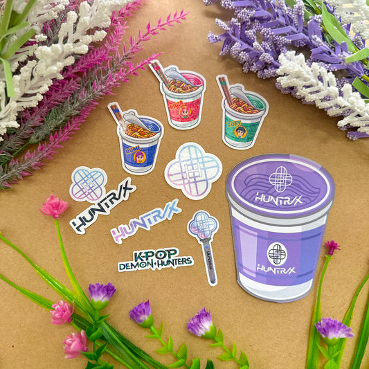 Sticker Flakes | Huntrix - Premium Stickers from Dore Designs Store - Just $8! Shop now at Dore Designs Store