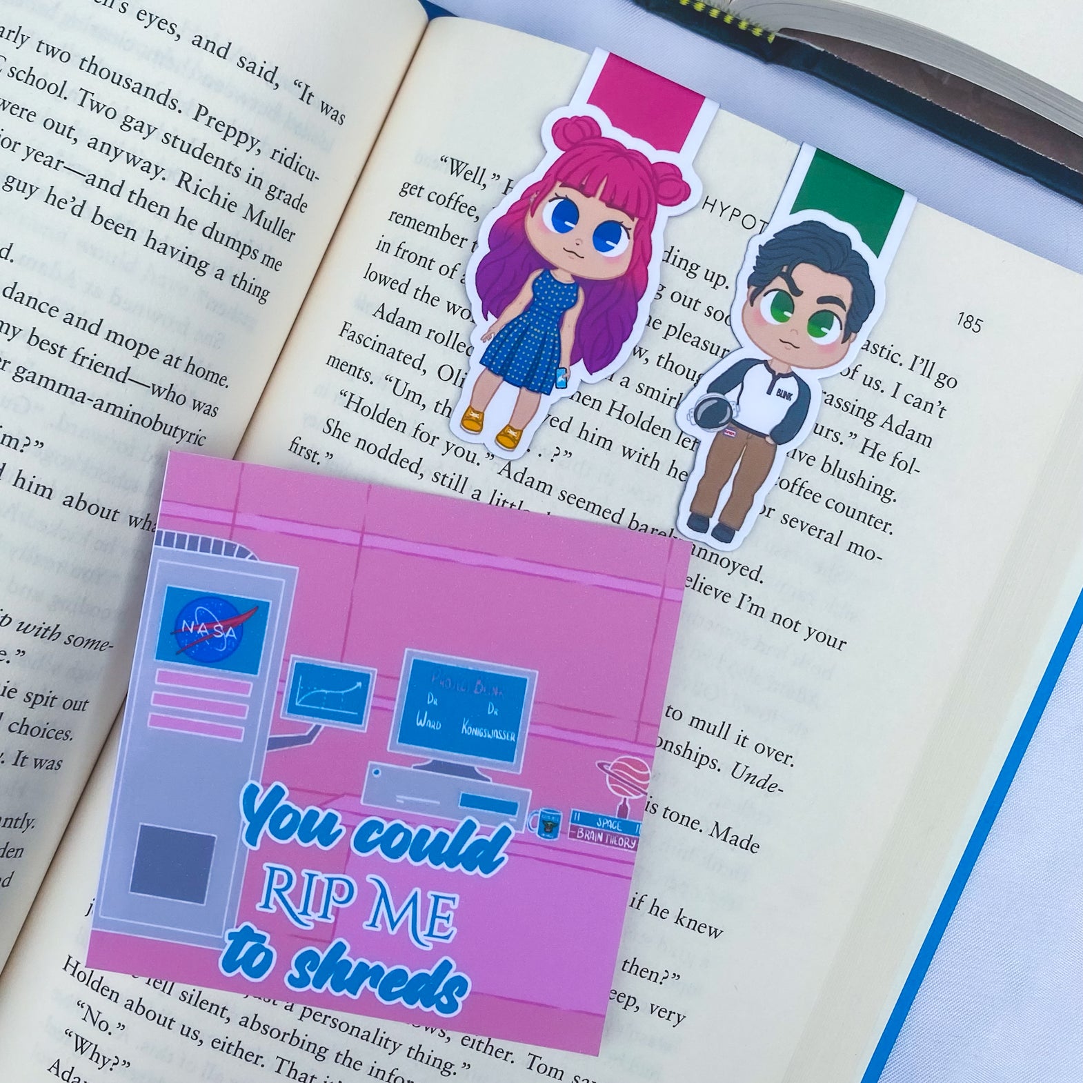 Bookmark | Love on the Brain - Premium Bookmarks from Dore Designs Store - Just $8! Shop now at Dore Designs Store