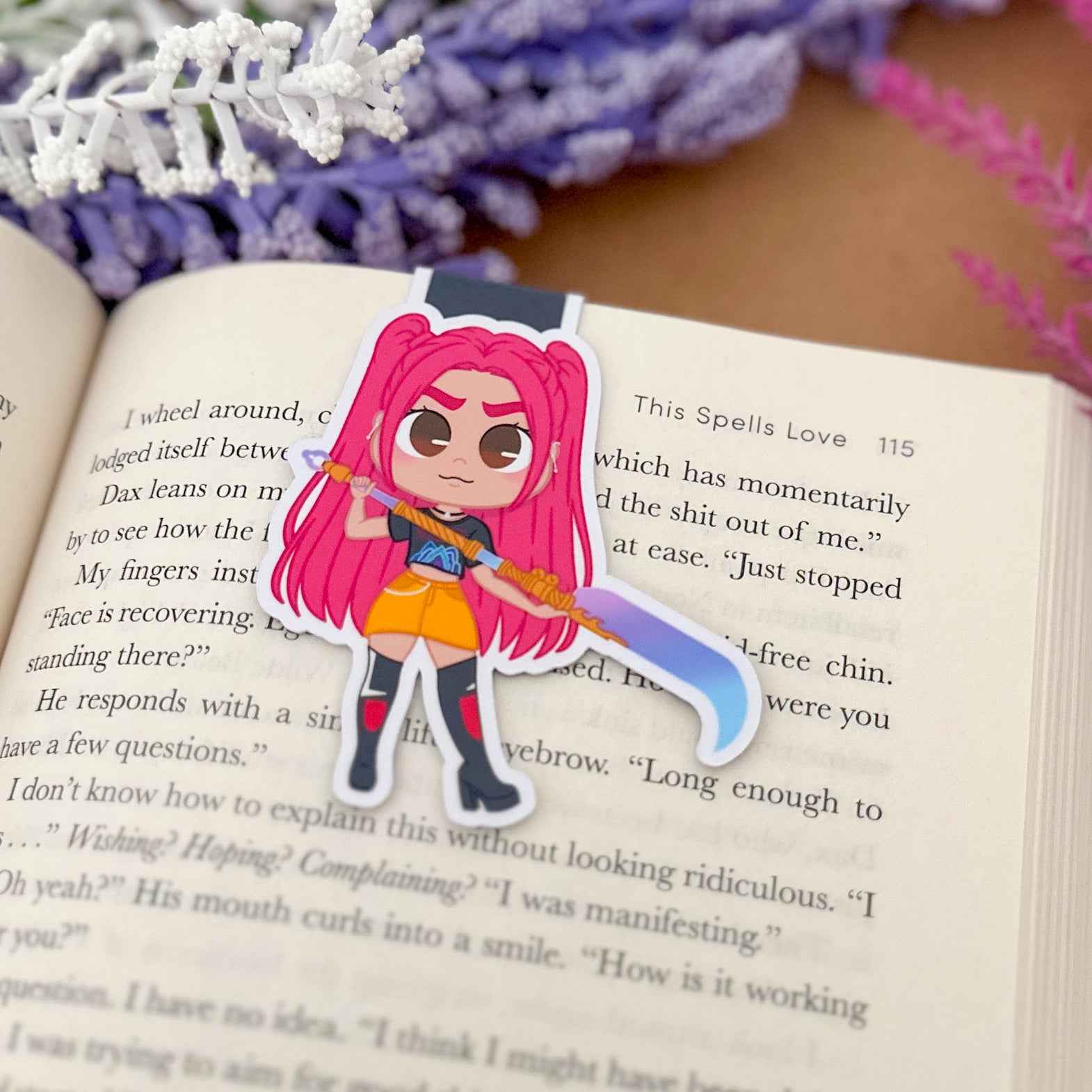 Bookmark | Huntrix - Premium Bookmarks from Dore Designs Store - Just $4.50! Shop now at Dore Designs Store