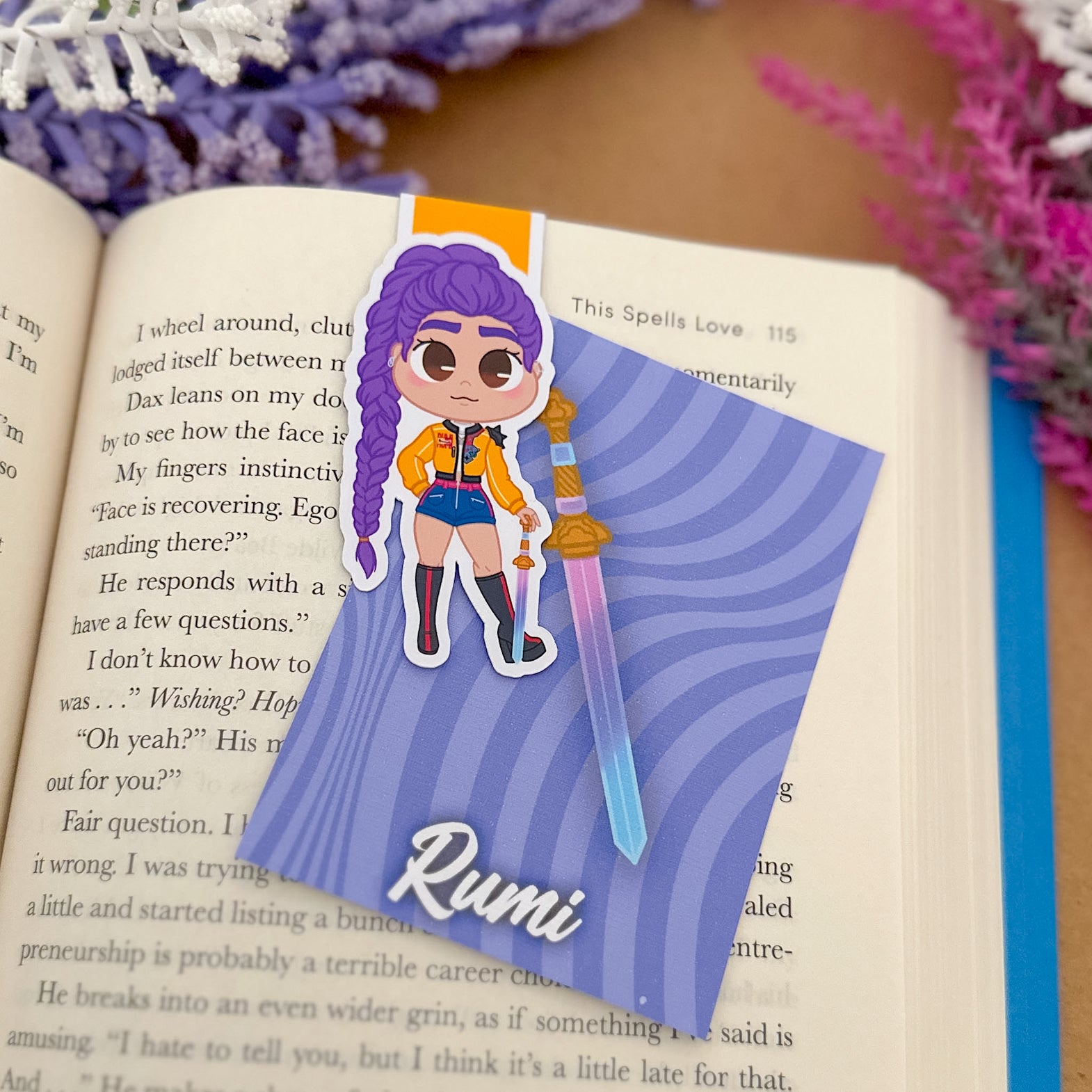 Bookmark | Huntrix - Premium Bookmarks from Dore Designs Store - Just $4.50! Shop now at Dore Designs Store