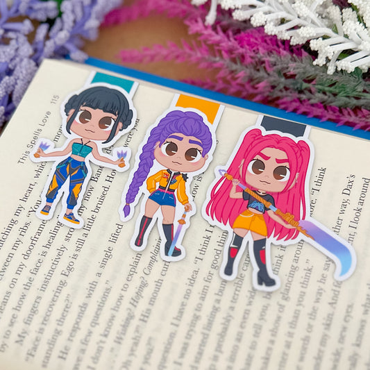 Bookmark | Huntrix - Premium Bookmarks from Dore Designs Store - Just $4.50! Shop now at Dore Designs Store