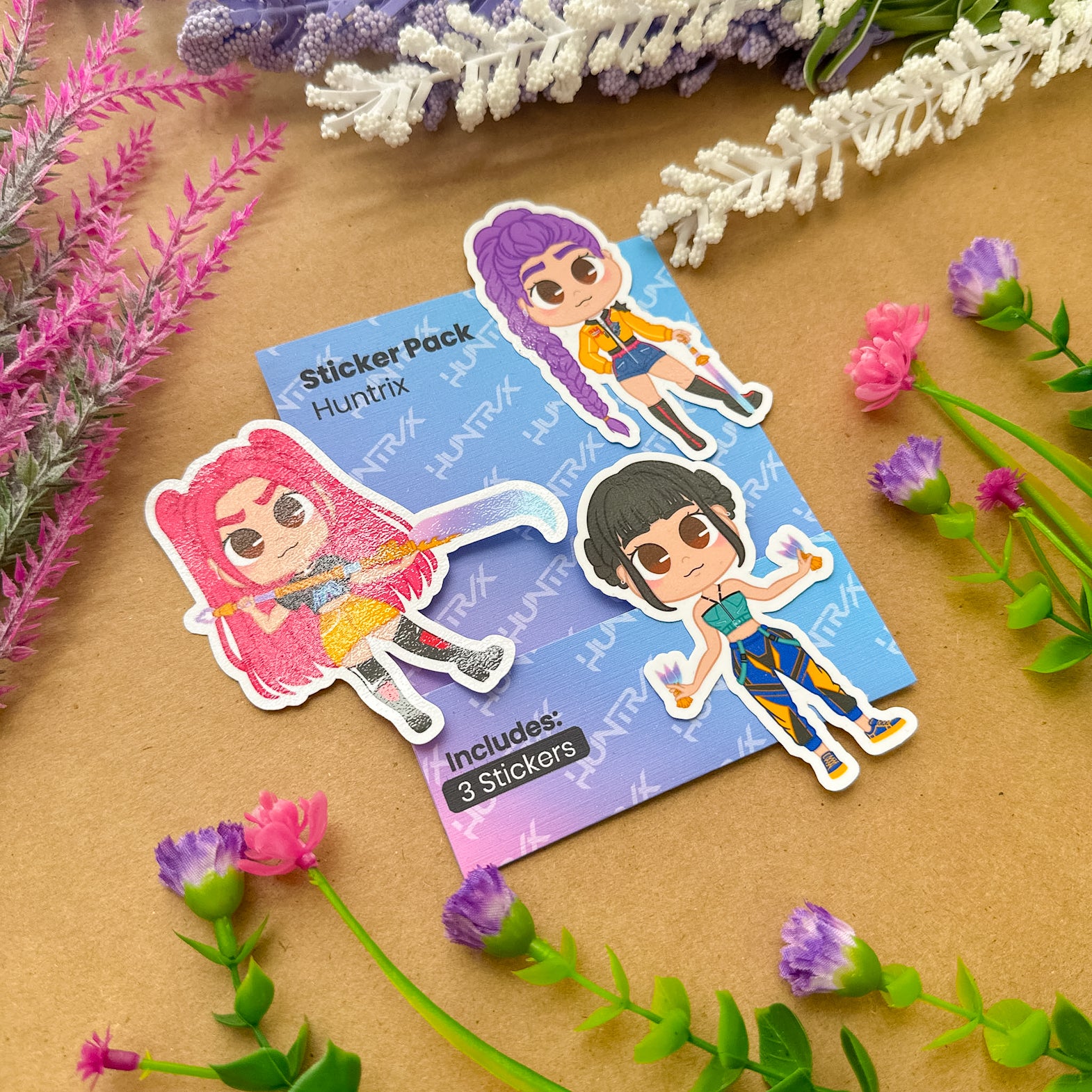 Stickers | Huntrix - Premium Stickers from Dore Designs Store - Just $2.50! Shop now at Dore Designs Store