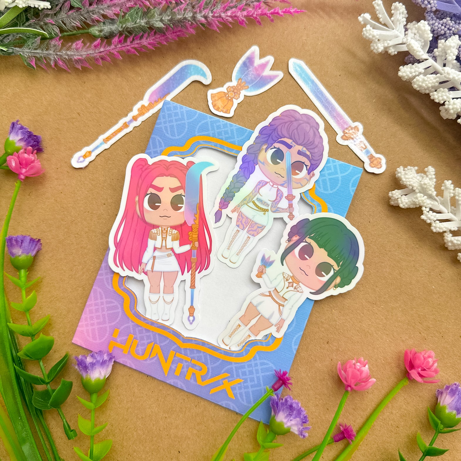 Stickers | Huntrix Golden - Premium Stickers from Dore Designs Store - Just $10! Shop now at Dore Designs Store