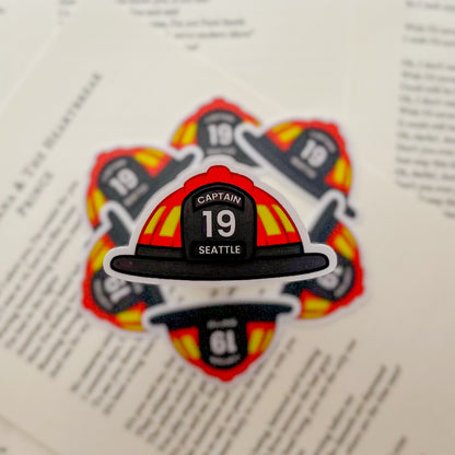 Stickers | Station 19 - Premium Stickers from Dore Designs Store - Just $2.50! Shop now at Dore Designs Store