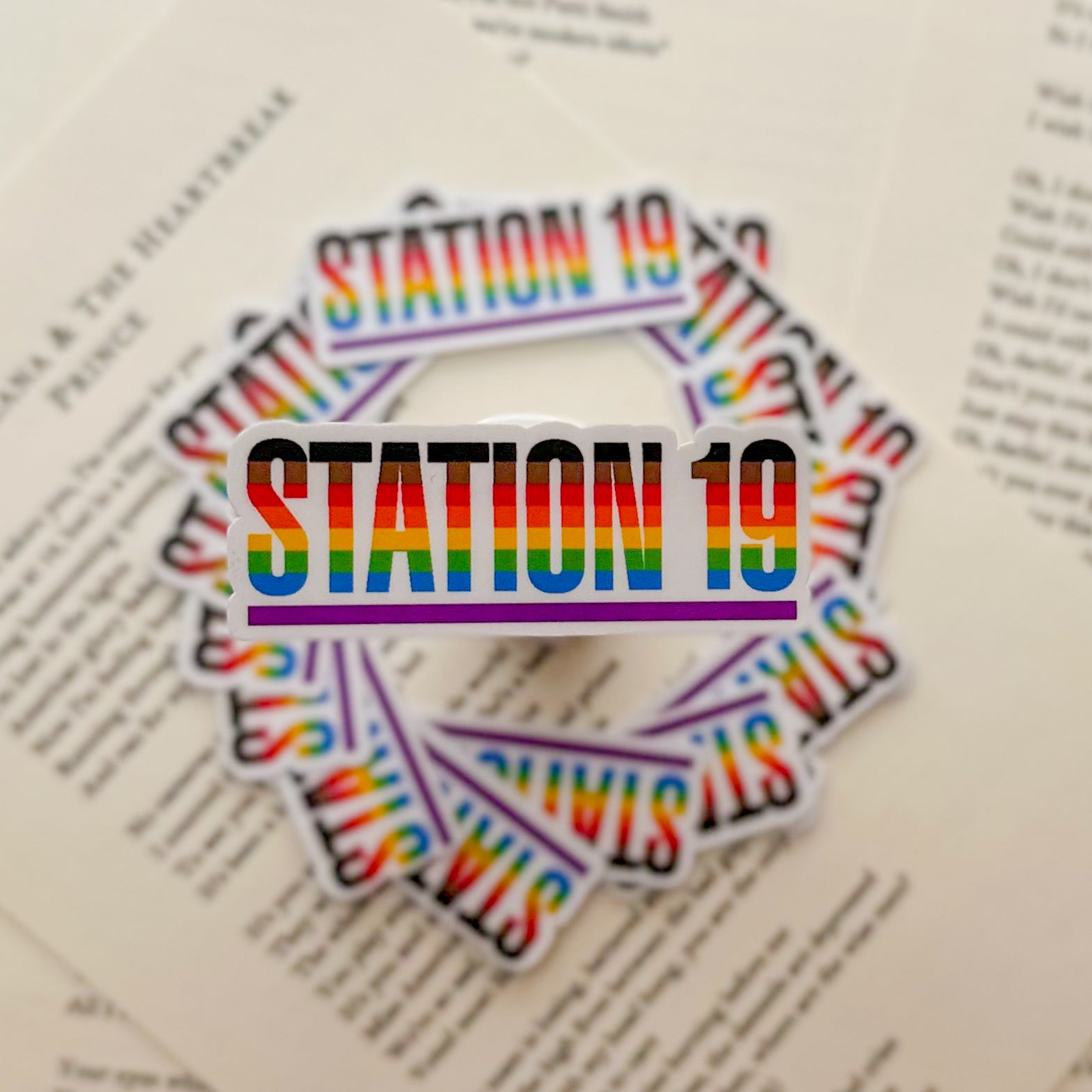 Stickers | Station 19 - Premium Stickers from Dore Designs Store - Just $2.50! Shop now at Dore Designs Store