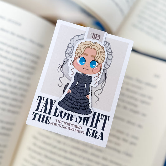 magnetic_bookmark-taylor_swift_eras-ttpd the tortured poets department chibi fanart